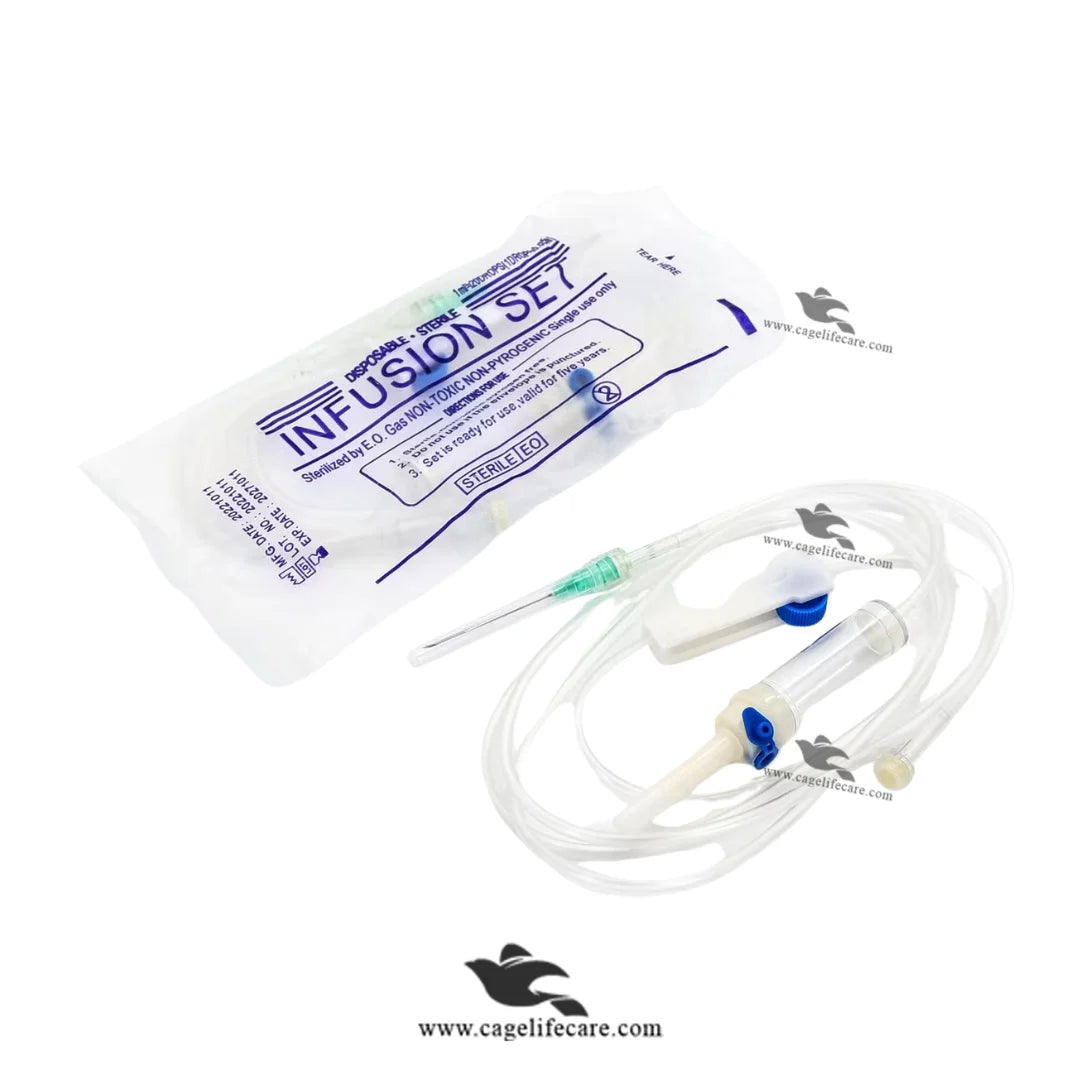 Veterinary IV drip set for cattle, goats, and sheep