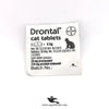 Drontal Tablet for Cats (Imported, 1 Tablet) – Broad Spectrum Wormer for Cats & Kittens
