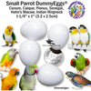Dummy Eggs For Medium Parrots (Ringnecks, Lorries, Sun Conures)