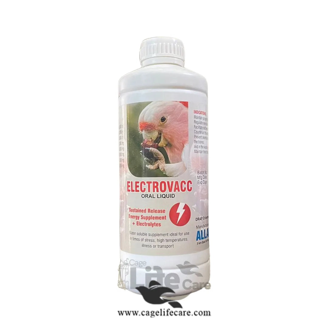 ELECTROVACC – Electrolytes & Energy Supplement for Birds