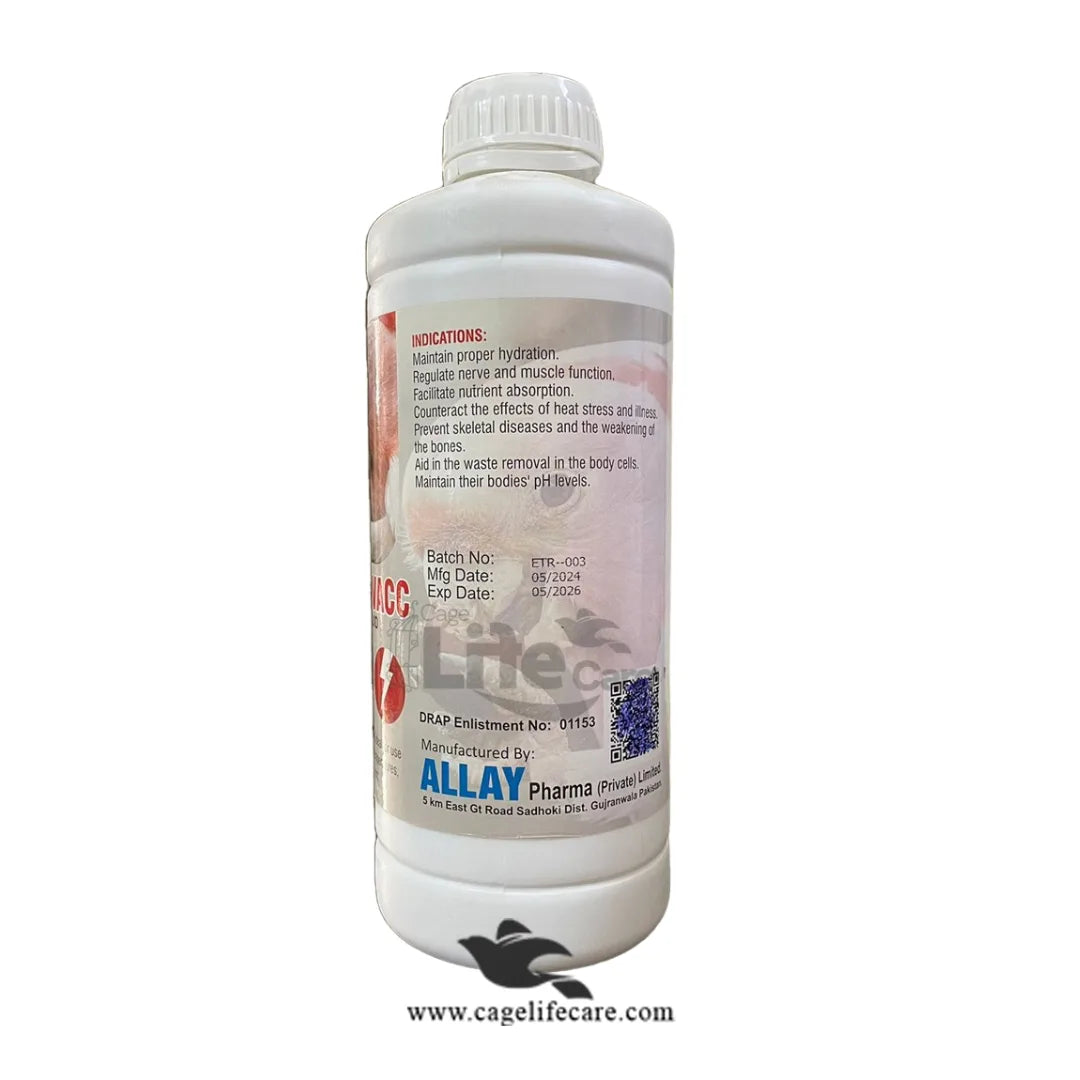 ELECTROVACC – Electrolytes & Energy Supplement for Birds