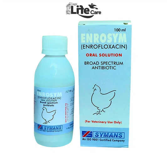 Enrosym Oral Solution – Broad Spectrum Antibiotic (ENROFLOXACIN)