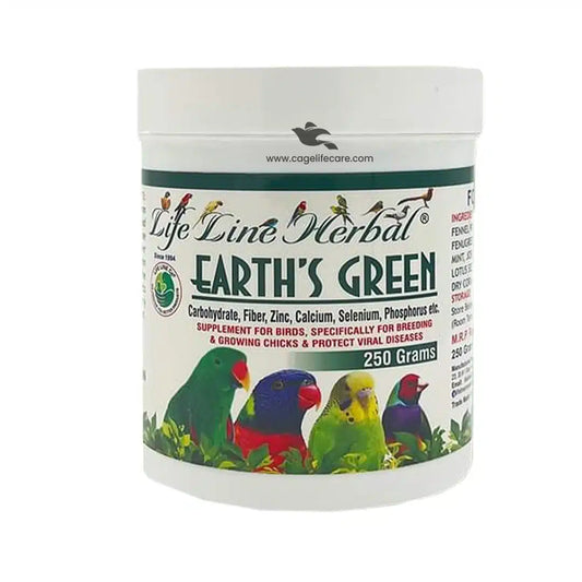 Earth’s Green – Herbal Supplement for Breeding, Growth & Immunity in Birds