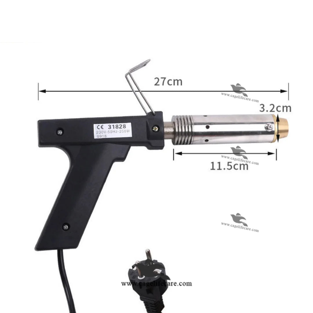 livestock dehorning machine gun shape for cows and calves