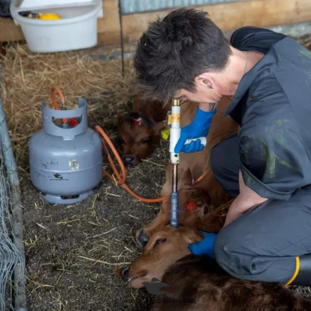 Heated Dehorning Tool for Livestock