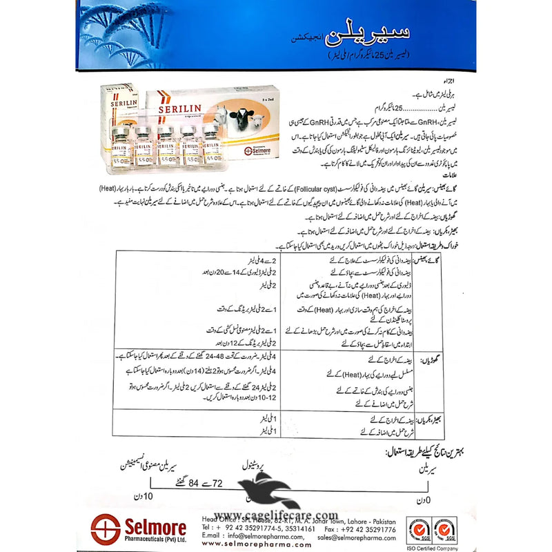 Serilin Injection – Reproductive Hormone Therapy for Livestock