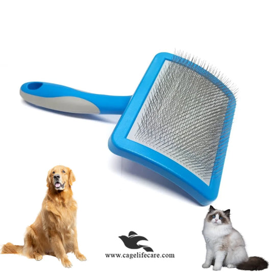 Extra large plastic slicker brush for dogs and cats
