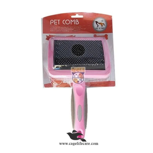 Dog and cat deshedding slicker brush extra large size