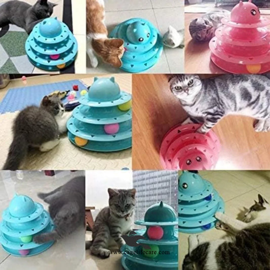 Track Tower for Indoor Cats