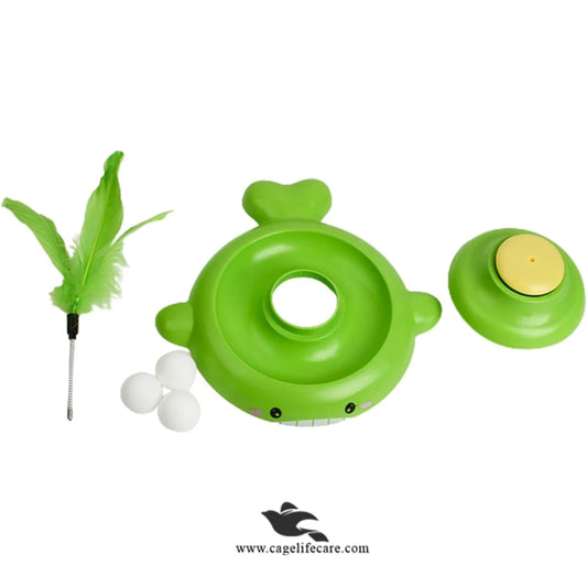 Indoor Cat Track Tower Toy for Active Play