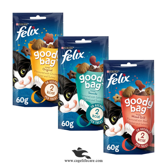 FELIX Goody Bag – Mix Cat Snacks Treats – 60 Gram