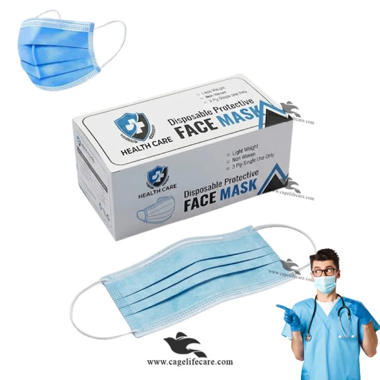 Disposable protective facemask for farm and poultry work