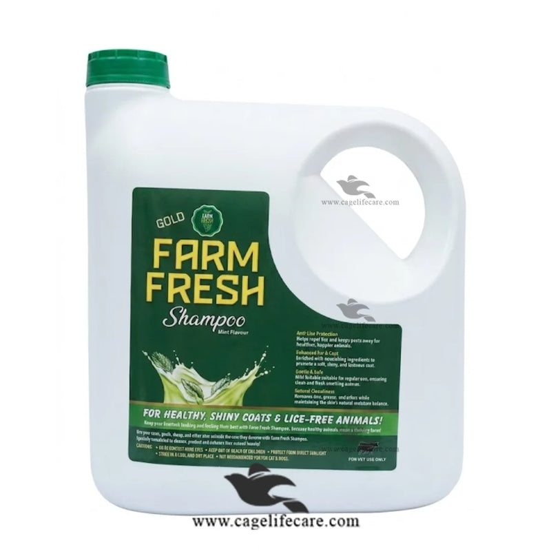 Farm Fresh Mint Cooling Livestock Shampoo for Cattle, Goats, Buffalo and Farm Animals
