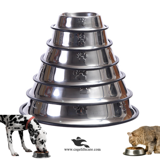 Stainless Steel Feeding Bowl for Dogs and Cats – X-Small 16cm