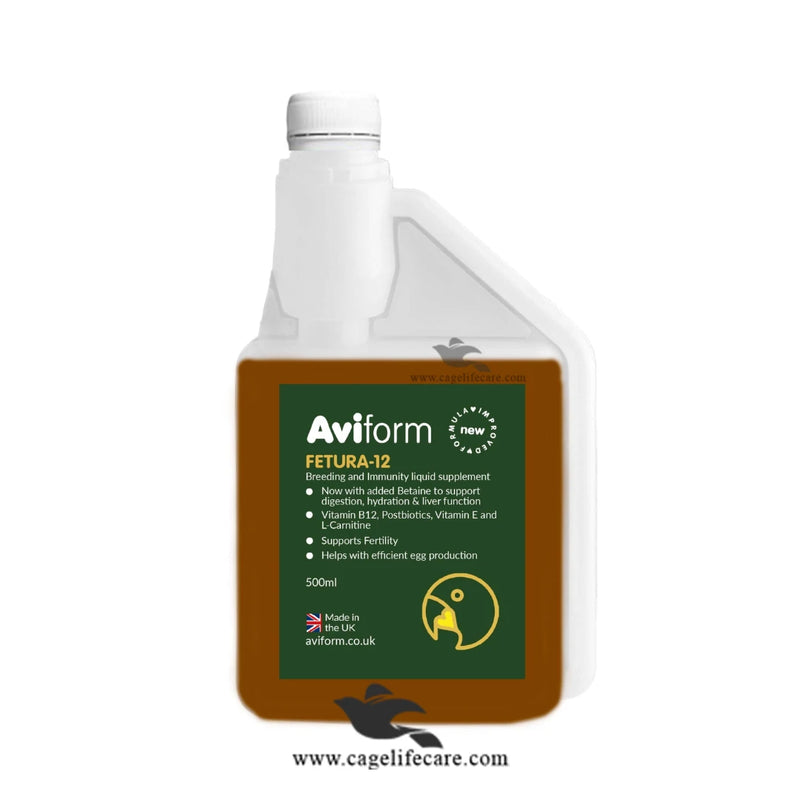 Fetura-12 Liquid – Fertility & Breeding Supplement for Birds