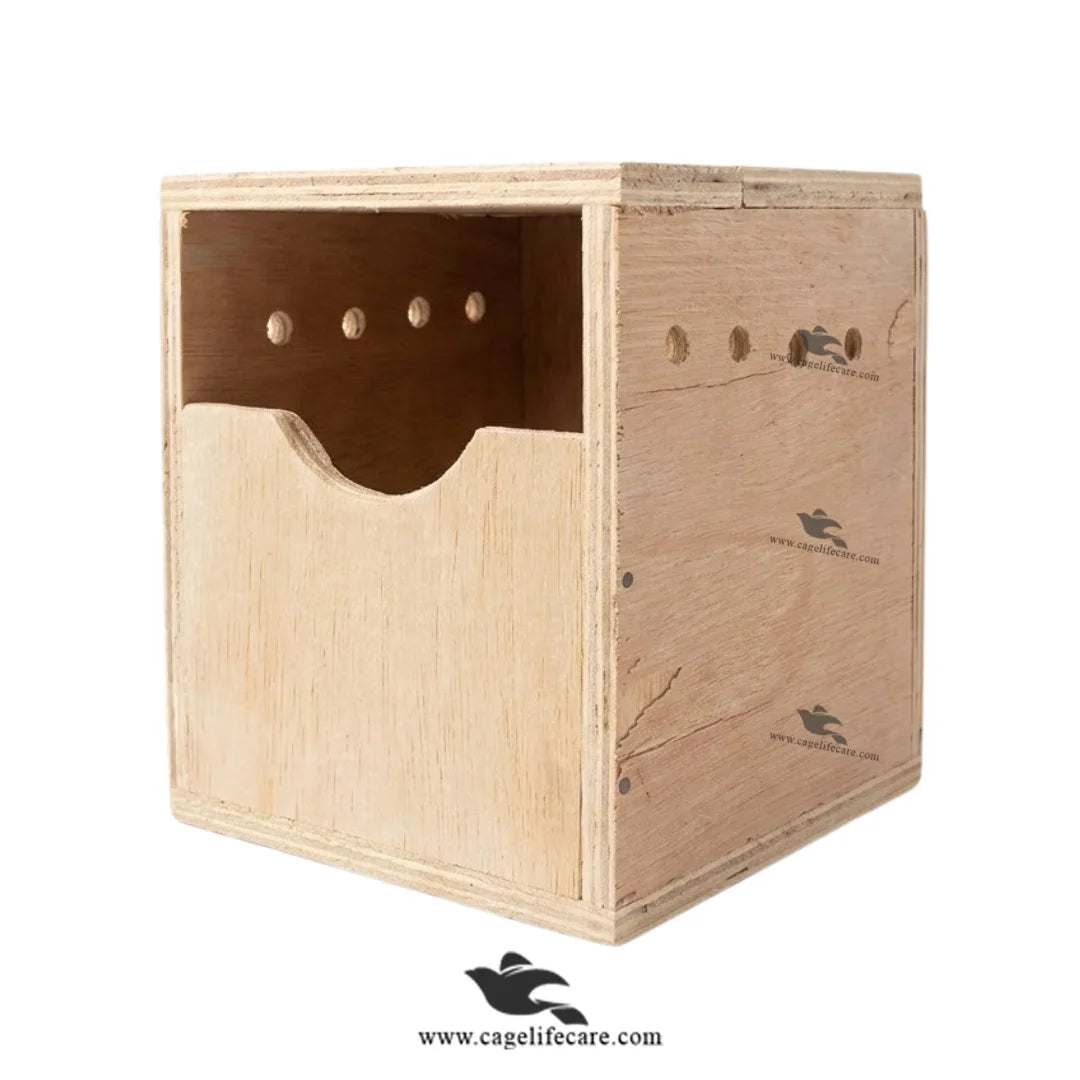 finch nesting box for cage birds
