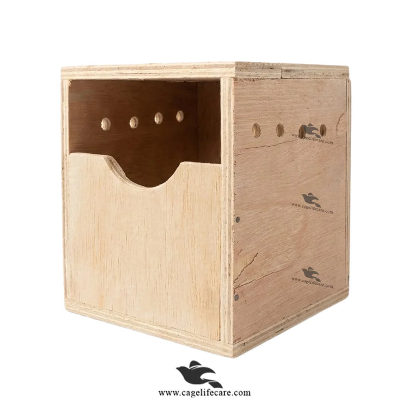 Finches Wood Breeding Box – High Quality Plywood Nesting Box