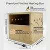 Finches Wood Breeding Box – High Quality Plywood Nesting Box