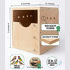 Finches Wood Breeding Box – High Quality Plywood Nesting Box