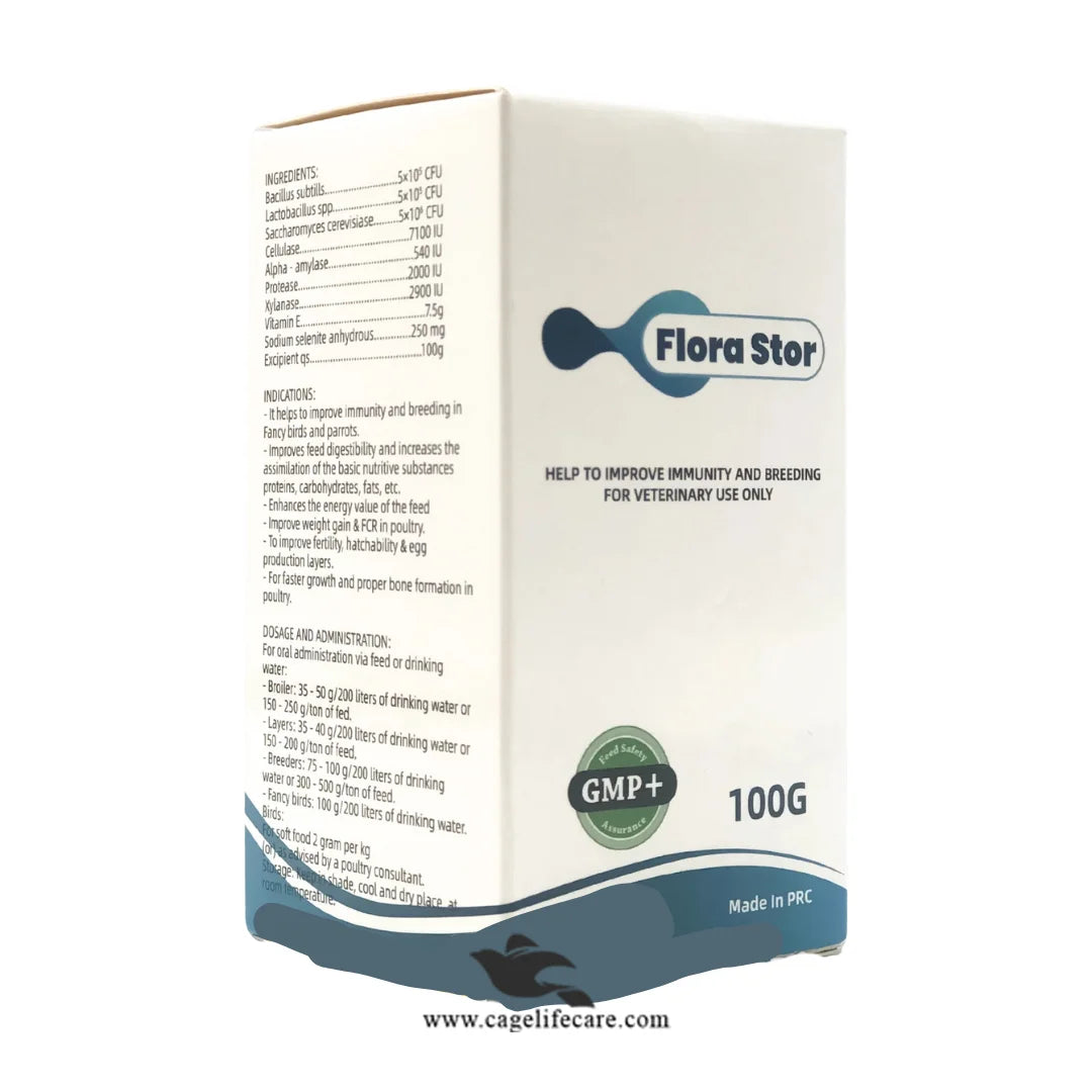 Flora Stor poultry digestion and immunity booster
