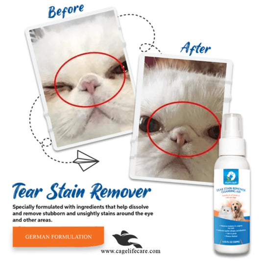 Fluff n Buff Tear Stain Remover For Cats & Dogs – 120 ml