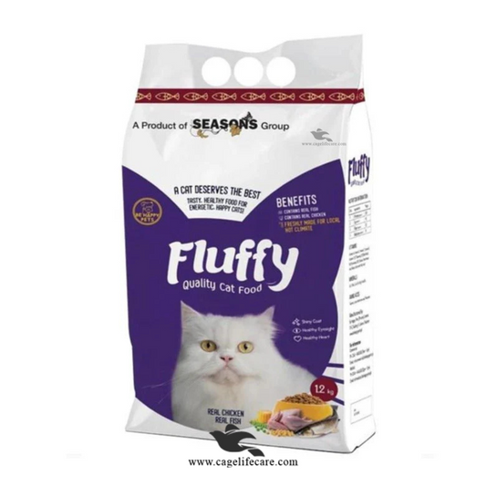 Fluffy Adult Cat Food 1.2 KG – Fish & Chicken