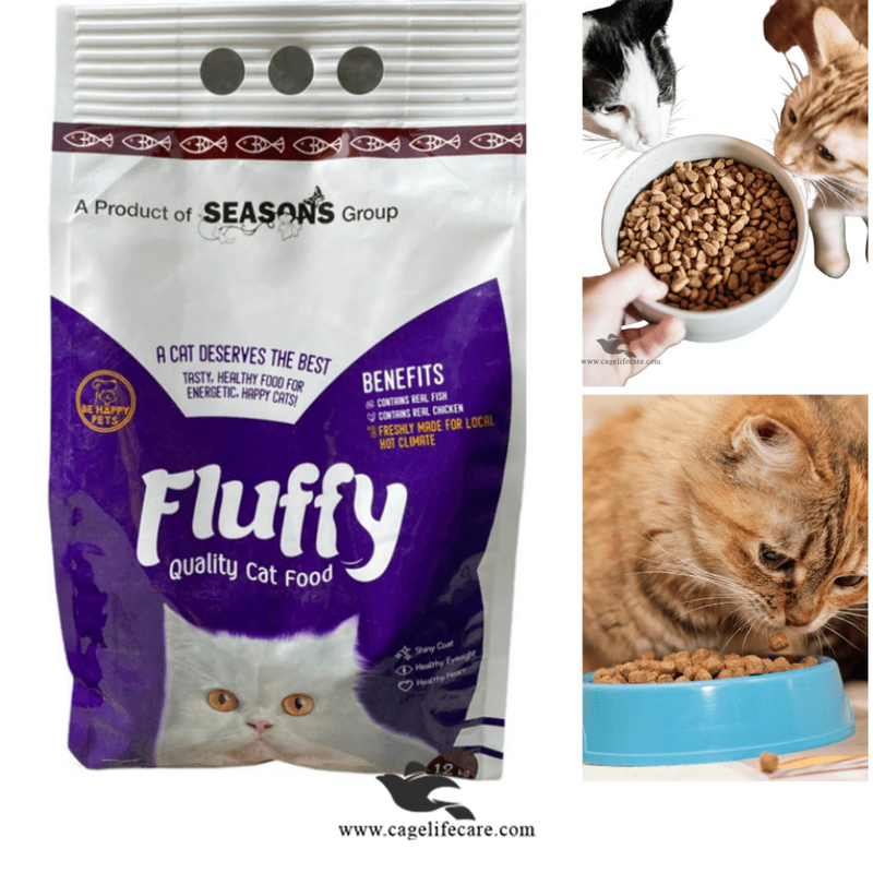 Fluffy Adult Cat Food 1.2 KG – Fish & Chicken