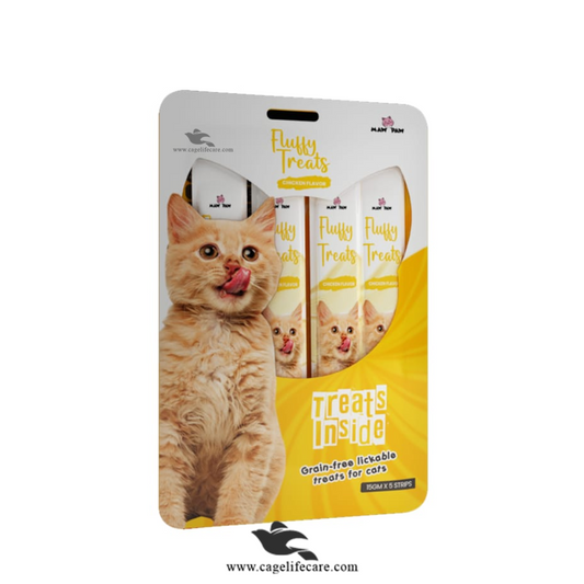 Fluffy Creamy Lickable Cat Treat – Chicken (Grain-Free, 75g)