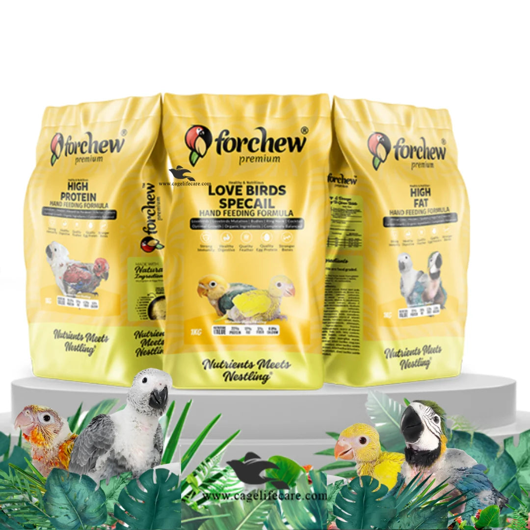 For Chew High Fat – Premium Hand Feeding Formula for Baby Birds