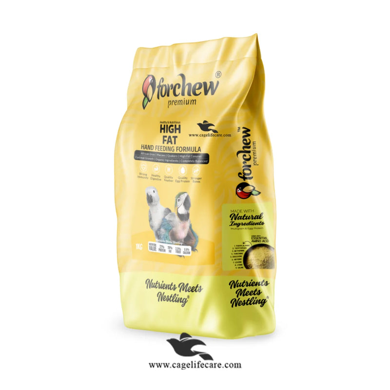 For Chew High Fat – Premium Hand Feeding Formula for Baby Birds