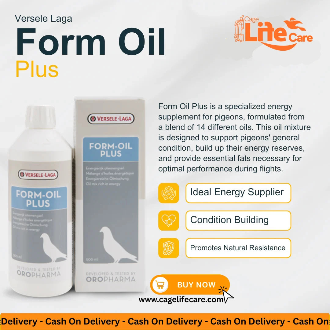 Form Oil Plus - Specialized Energy Supplement For Pigeons ( Details )