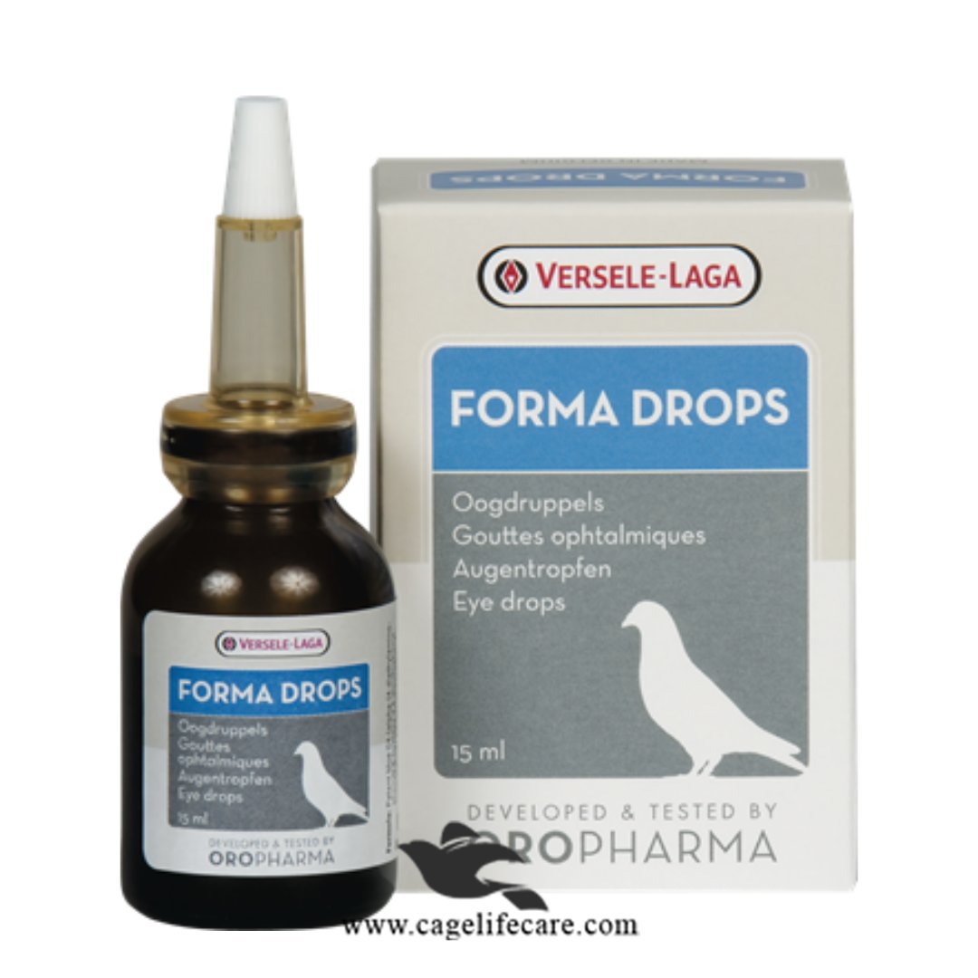 Forma Drops Soothing Eye Drops for Racing Pigeons OROPHARMA Versele-laga
