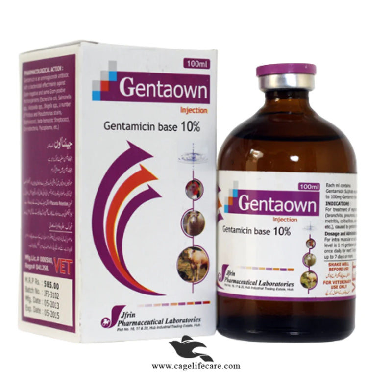 Gentaown 170 mg/ml – Broad-Spectrum Veterinary Antibiotic for Livestock & Poultry
