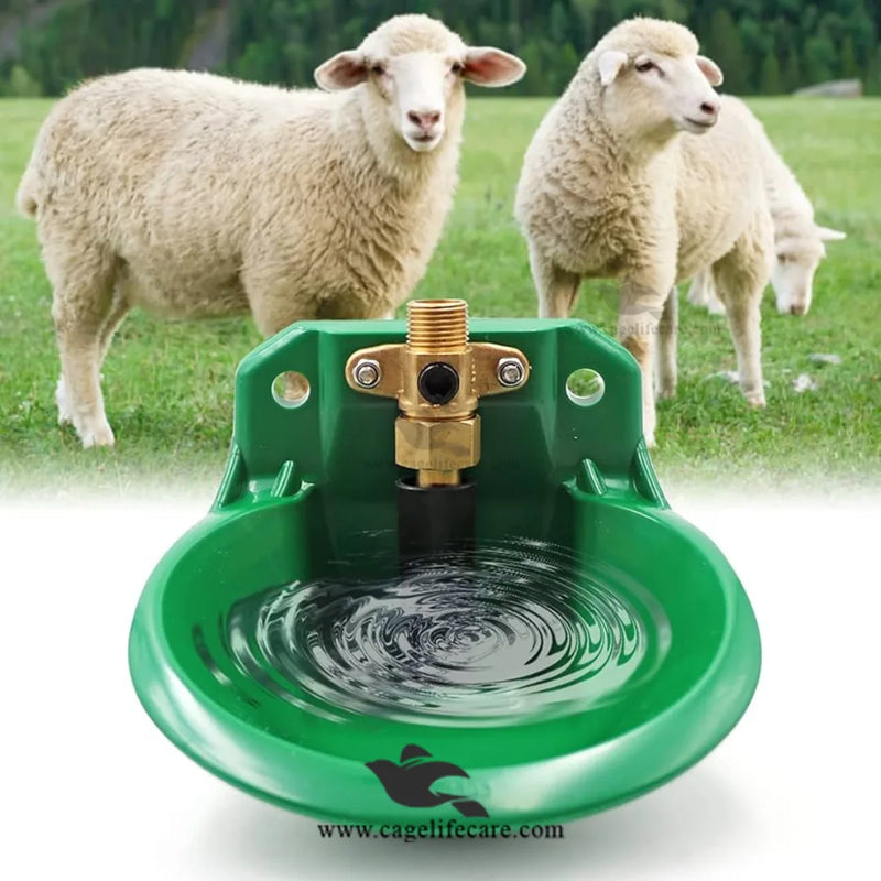 Goat Auto Drinker - 1L Automatic Water Bowl ( Brass Valve )