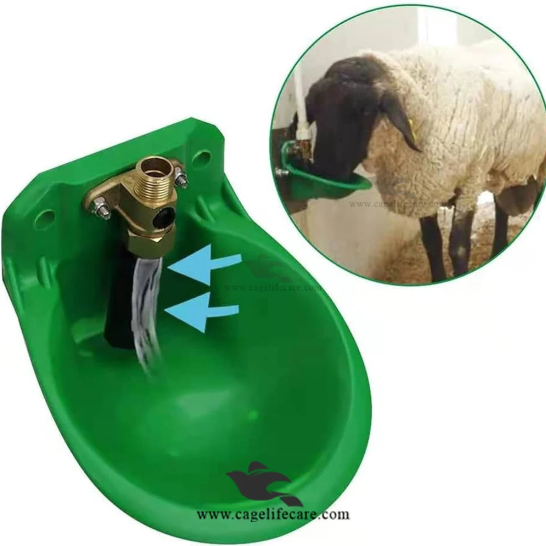 Goat Auto Drinker - 1L Automatic Water Bowl ( Brass Valve )