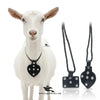 Goat & Sheep Black Leather Necklace (Taweez Style) – Square & Heart Shapes