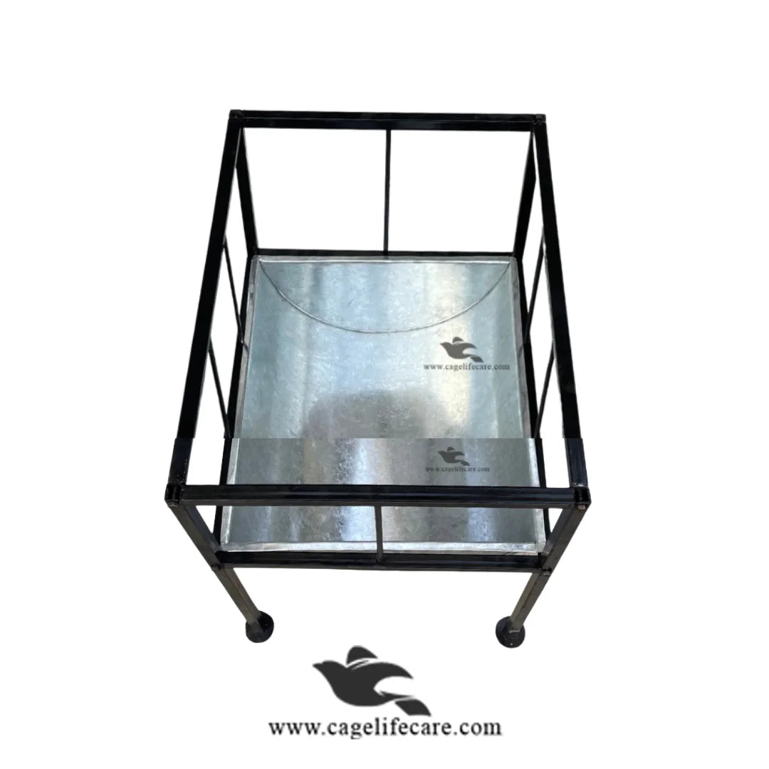 Foldable Goat Feeding Bucket with Individual Grill Slots