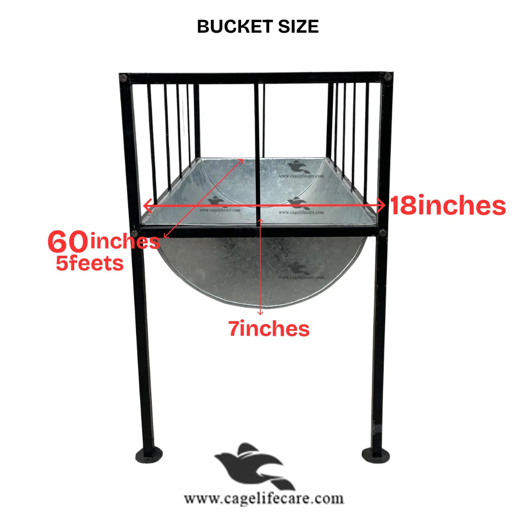 Heavy Duty Goat & Sheep Feeding Trough for 14 to 18 Animals