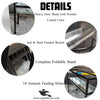 Goat & Sheep Metal Feeding Bucket with Foldable Stand