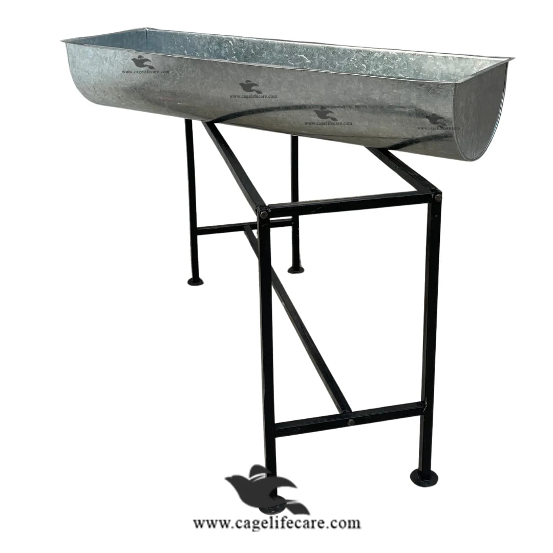 Goat & Sheep Open Bucket with Foldable Stand (12 Inch)