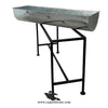 Goat & Sheep Open Steel Bucket with Foldable Stand (12 Inch)