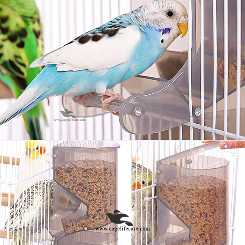 Gravity Auto Birds Feeder – No Mess Seed Hopper Automatic