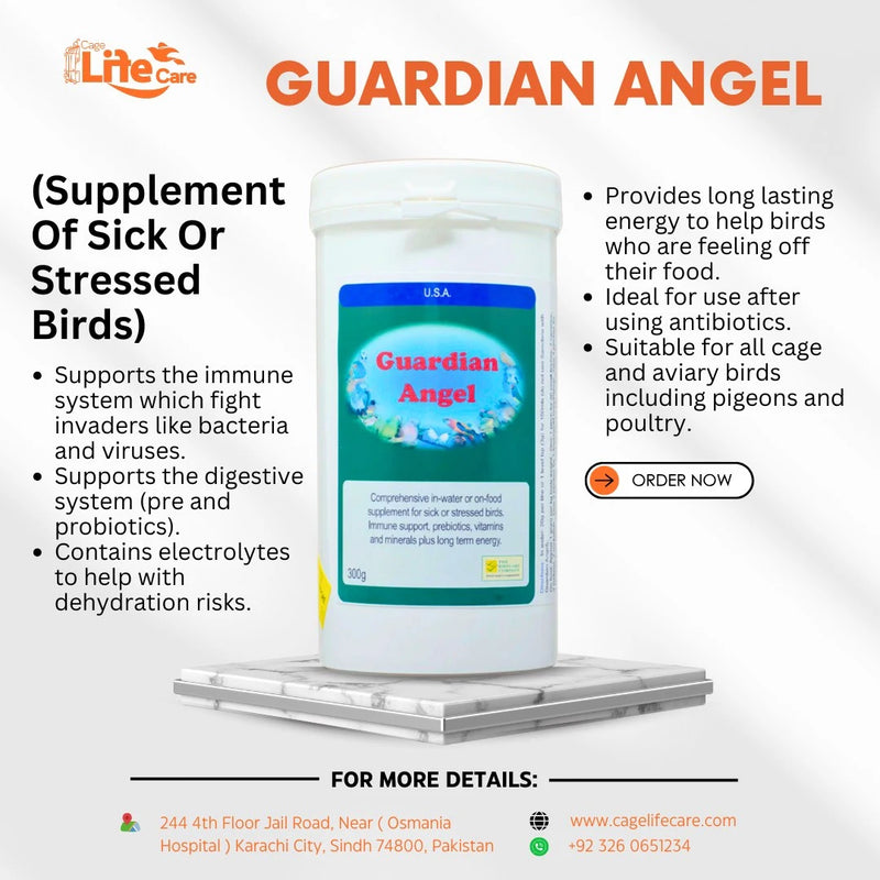 Guardian Angel – Advanced Supplement for Sick & Stressed Birds
