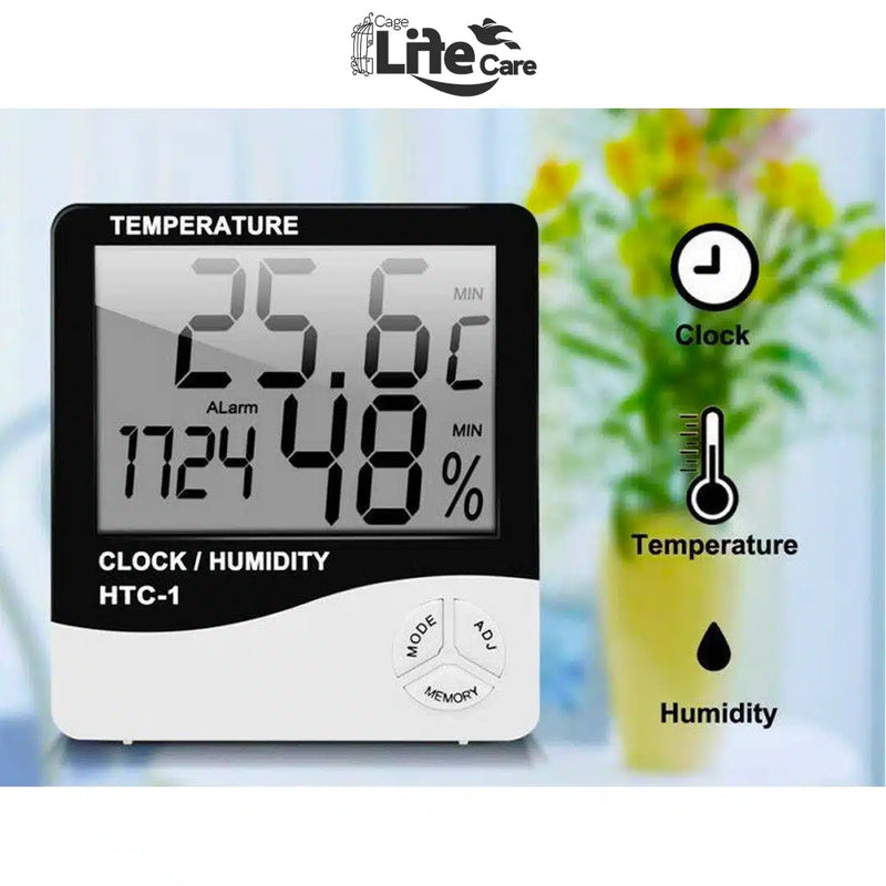 HTC-1 Digital Thermometer & Hygrometer - Climate Monitor