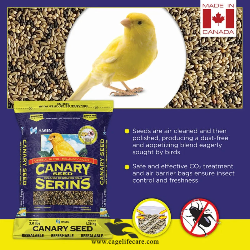 Hagen Canary Seed Mix – Vitamin & Mineral Enriched Premium Blend
