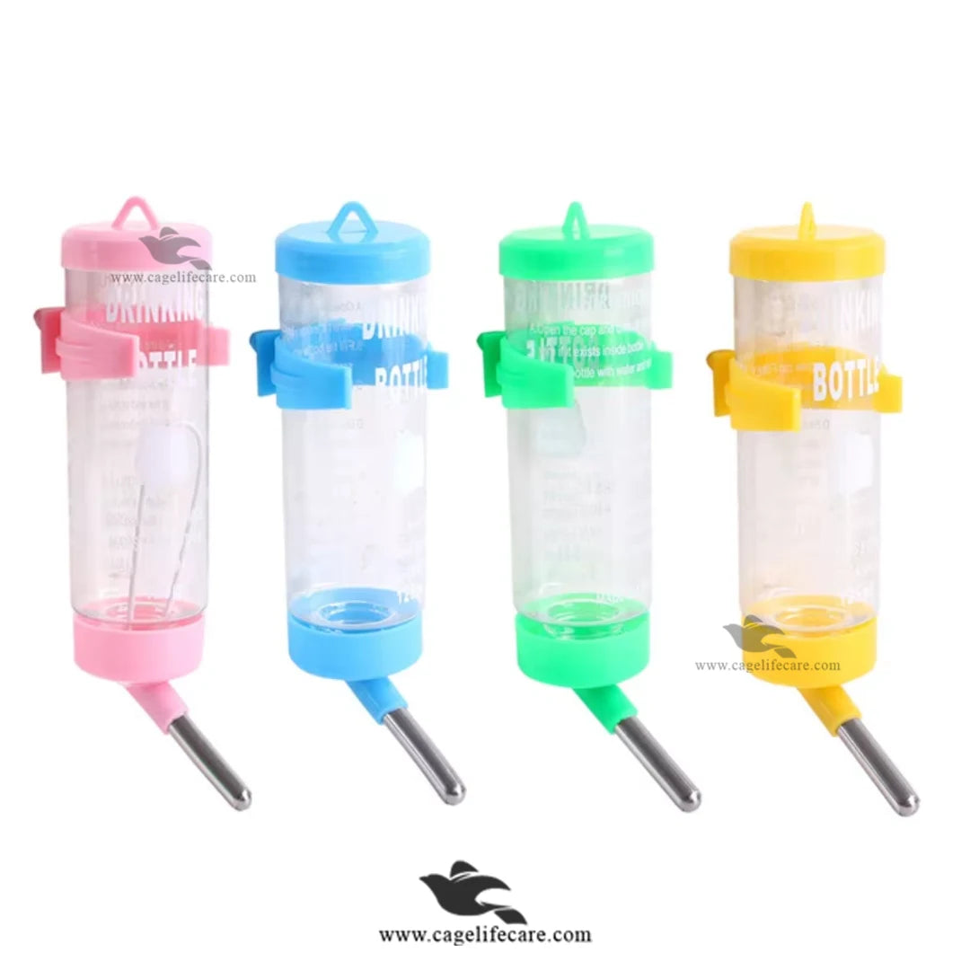 Hamster Water Bottle Drinker for Small Animals & Birds