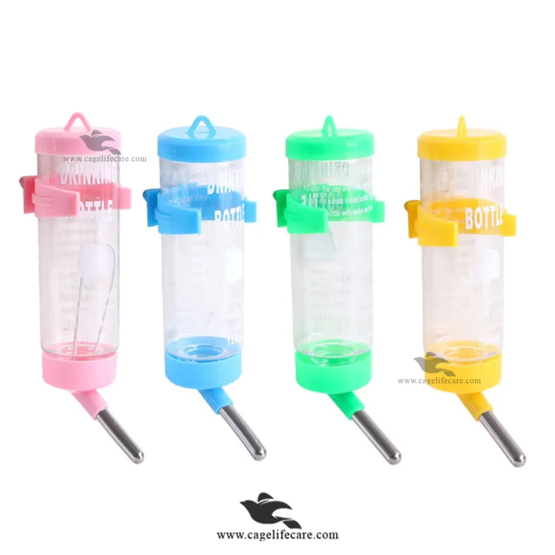 Hamster Water Bottle Drinker for Small Animals & Birds