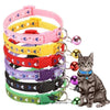 Heart Print Cat Collar with Bell – Adjustable & Stylish for Cats