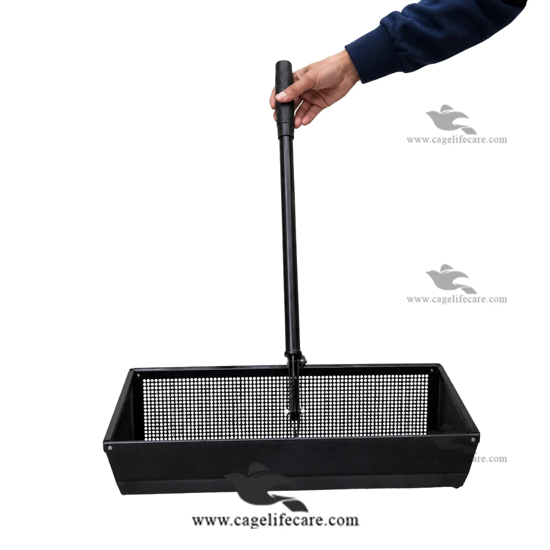 Heavy Duty Farm Sand Cleaner — Manual Foldable Sand Sifter for Goat, Sheep and Poultry Farms