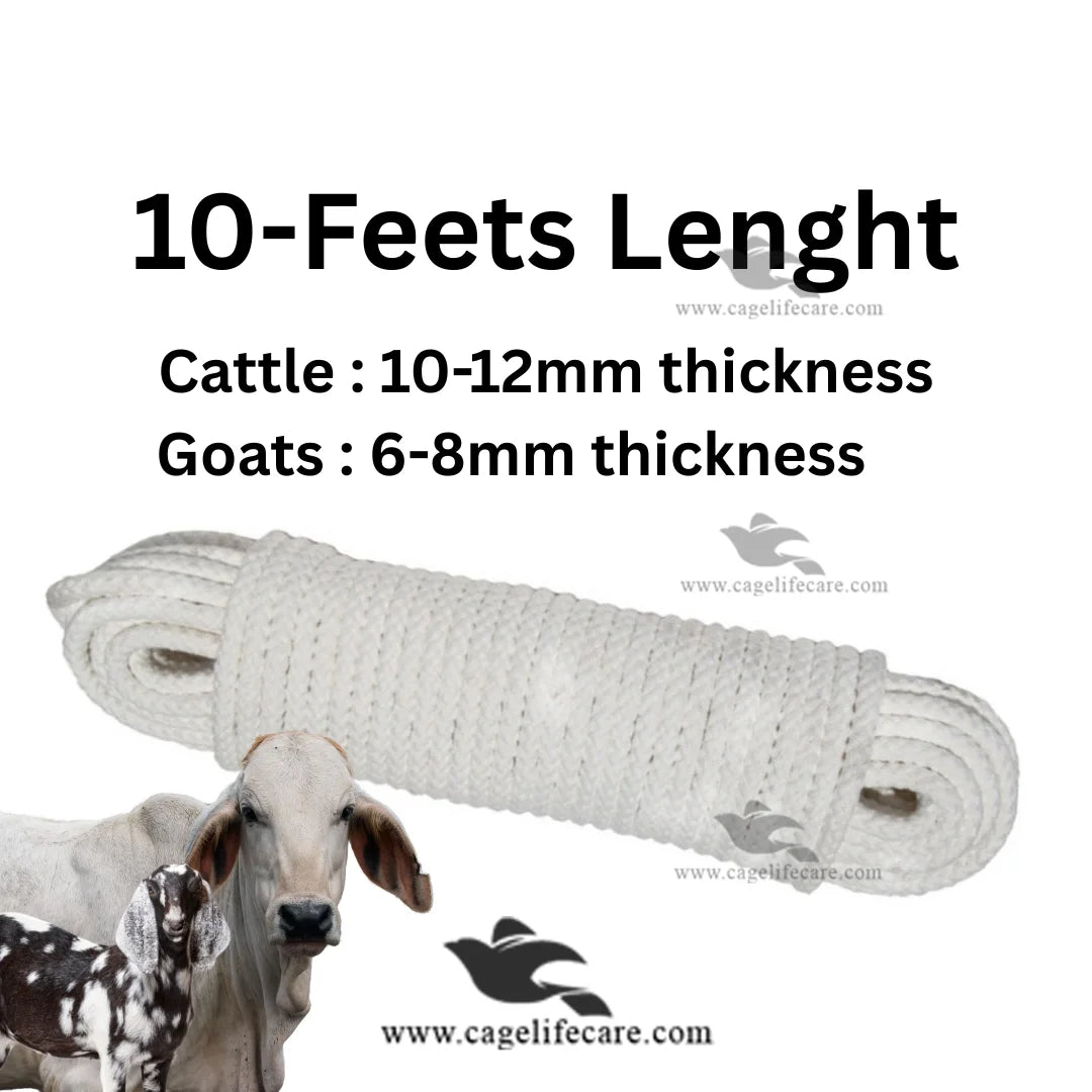 10 feet cotton rope for cattle goats and farm animals